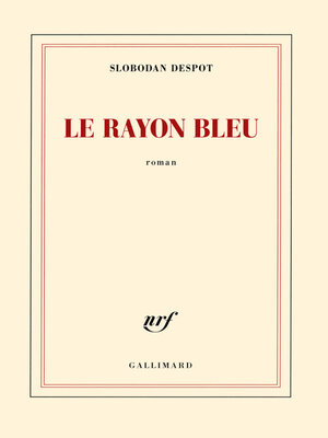 cover image of Le rayon bleu